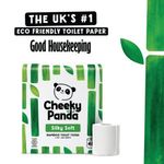 Cheeky Panda 3-Ply Toilet Tissue 200 Sheets Plastic Free (Pack of 48) PFTOILT48