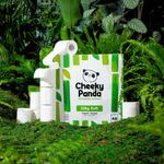 Cheeky Panda 3-Ply Toilet Tissue 200 Sheets Plastic Free (Pack of 48) PFTOILT48