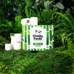Cheeky Panda 3-Ply Toilet Tissue 200 sheets (Pack of 24) PFTOILT24