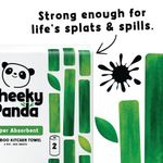 Cheeky Panda 2-Ply Plastic Free Kitchen Roll x2 Rolls (Pack of 5) PFKITCHRL10