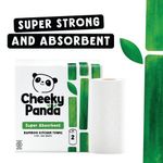 Cheeky Panda 2-Ply Plastic Free Kitchen Roll x2 Rolls (Pack of 5) PFKITCHRL10