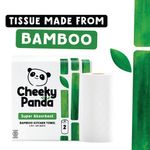 Cheeky Panda 2-Ply Plastic Free Kitchen Roll x2 Rolls (Pack of 5) PFKITCHRL10
