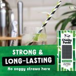 Cheeky Panda Bamboo Paper Straws Black (Pack of 250) 0111130
