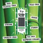 Cheeky Panda Bamboo Paper Straws Black (Pack of 250) 0111130
