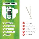 Cheeky Panda Bamboo Paper Straws Black (Pack of 250) 0111130