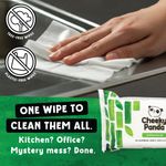 Cheeky Panda Antibacterial Multi Surface Wipes 90 Wipes (Pack of 6) 706117