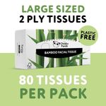 Cheeky Panda Bamboo Tissues 3-Ply 80 Tissues (Pack of 12) 1103039