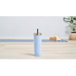 Contigo Luxe Steel Insulated Travel Tumbler/Straw 24oz Periwink 2212919