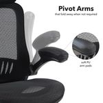 Curva high back mesh chair - black