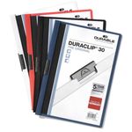 Durable Clip Folder DURACLIP 30 A4 Black (Pack of 25) 2200/01