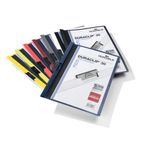 Durable Clip Folder DURACLIP 30 A4 Dark Blue (Pack of 25) 2200/07