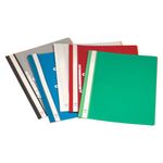 Durable Clear View Folder with Filing Strip A4 Blue (Pack of 25) 2580/06