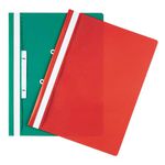 Durable Clear View Folder with Filing Strip A4 Blue (Pack of 25) 2580/06