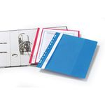 Durable Clear View Folder with Filing Strip A4 Blue (Pack of 25) 2580/06