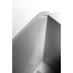 Durable DURABIN Rectangular Waste Bin 60 Litre 282x590x600mm White 1800496010