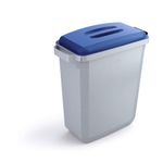 Durable DURABIN Rectangular Waste Bin 60 Litre 282x590x600mm Grey 1800496050