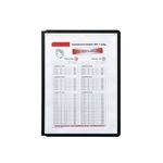 Durable SHERPA Display Panel A4 Black (Pack of 10) 5606/01