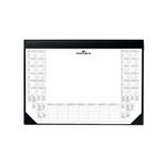 Durable Clear Overlay Calendar Desk Mat 65x52cm Black 7291/01
