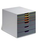 Durable Varicolor 7 Drawer Desktop Organiser Colour Coded A4+ 760727
