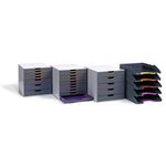 Durable Letter Tray Set of 5 VARICOLOR Anthracite Grey 770557