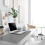 Durable Smooth Non-Slip Desk Mat 65x52cm Grey 710310