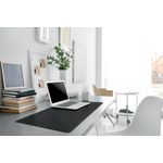 Durable Smooth Non-Slip Desk Mat 65x52cm Black 7103/01