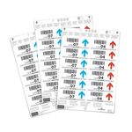 Durable Insert Sheets 100x38mm White (Pack of 240) 102202