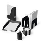 Durable ECO Recycled Plastic Magazine Rack A4 Black 775701