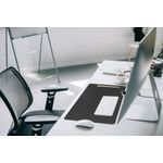 Durable Smooth Non-Slip Desk Mat 53x40 cm Black 713201