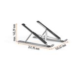 Durable Premium Foldable Laptop Stand Rise Aluminium 505123