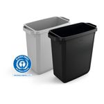 Durable Durabin Eco Bin 60 Litre Rectangular 282x590x600mm Black 1800503221