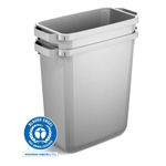 Durable Waste bin DURABIN ECO 60 Litre Rectangular 282x590x600mm Grey 1800503050
