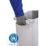 Durable Waste bin DURABIN ECO 60 Litre Rectangular 282x590x600mm Grey 1800503050