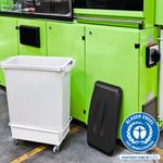 Durable Lid for Durabin Eco Rectangular Waste Bin 60 Litre 501x58x272mm Grey 1800504050