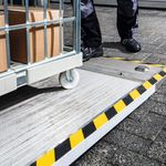 Durable DURALINE GRIP+ Strong Anti Slip Hazard Warning Floor Tape 50mmx15m Yellow/Black 1097130