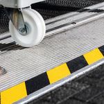 Durable DURALINE GRIP+ Strong Anti Slip Hazard Warning Floor Tape 50mmx15m Yellow/Black 1097130