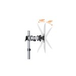 Durable Select Monitor Mount Arm for 2 Screens Up to 32 Inch with Desk Clamp Attachment 509523