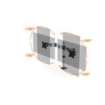 Durable Select Monitor Mount Arm for 2 Screens Up to 32 Inch with Desk Clamp Attachment 509523