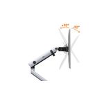 Durable Select Plus Monitor Mount Arm for 1 Screen Up to 32 Inch with Desk Clamp Attachment 509623