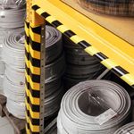 Durable Corner Protection Profile C25R Yellow/Black (Pack of 5) 1100130