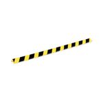 Durable Corner Protection Profile C35 Yellow/Black (Pack of 5) 1102130