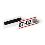Durable Magnetic Document Pocket Hard Cover 100x38mm Transparent (Pack of 10) 119519