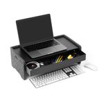 Durable Felt Monitor Riser Stand EFFECT Charcoal 508158