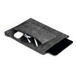 Durable Recycled Felt Protective Laptop Sleeve 13 Inch with Accessory Bag 507058