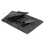 Durable Recycled Felt Protective Laptop Sleeve 16.4 Inch with Accessory Bag + Mobile Sleeve 507158