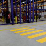 Durable Heavy Duty Adhesive Walkway 1200mm Yellow Pack of 5 181004