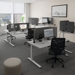 Durable Recycled Felt Desk Divider Panel 120cm Grey 313458