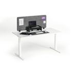 Durable Recycled Felt Desk Divider Panel 120cm Grey 313458