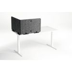 Durable Recycled Felt Desk Divider Panel 160cm Grey 313558
