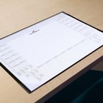 Durable Calendar Desk Mat 590x420mm Black 729801